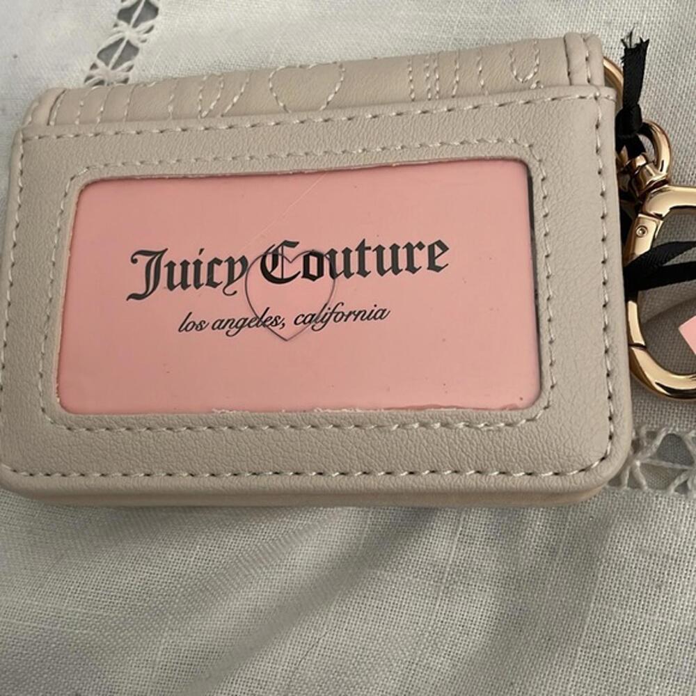 EUC Juicy Couture Pink Crossbody & NWT Card Case Key Fob Bundle - Picture 2 of 6